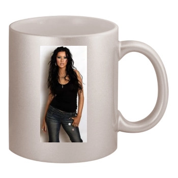 Christina Aguilera 11oz Metallic Silver Mug