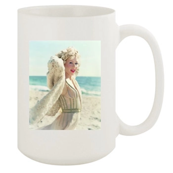 Christina Aguilera 15oz White Mug