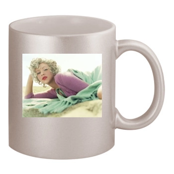 Christina Aguilera 11oz Metallic Silver Mug