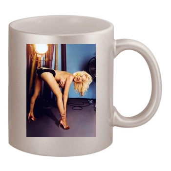 Christina Aguilera 11oz Metallic Silver Mug