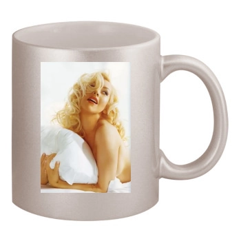 Christina Aguilera 11oz Metallic Silver Mug