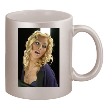 Christina Aguilera 11oz Metallic Silver Mug