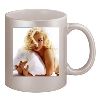 Christina Aguilera 11oz Metallic Silver Mug