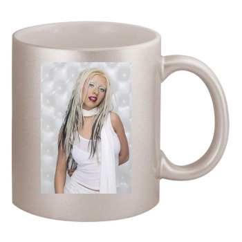 Christina Aguilera 11oz Metallic Silver Mug