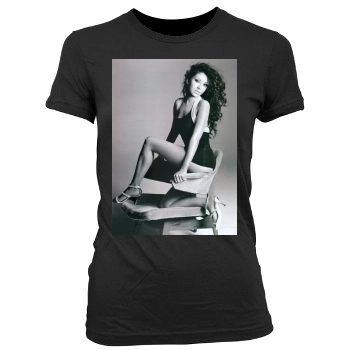 Christina Aguilera Women's Junior Cut Crewneck T-Shirt