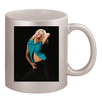 Christina Aguilera 11oz Metallic Silver Mug