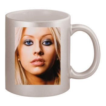 Christina Aguilera 11oz Metallic Silver Mug