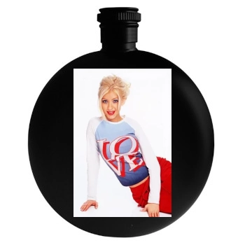 Christina Aguilera Round Flask