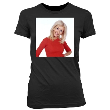 Christina Aguilera Women's Junior Cut Crewneck T-Shirt