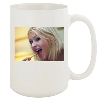 Christina Aguilera 15oz White Mug