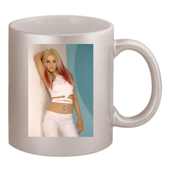 Christina Aguilera 11oz Metallic Silver Mug