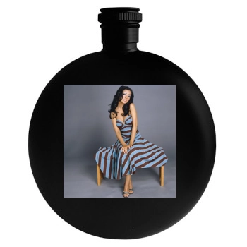 Christina Aguilera Round Flask