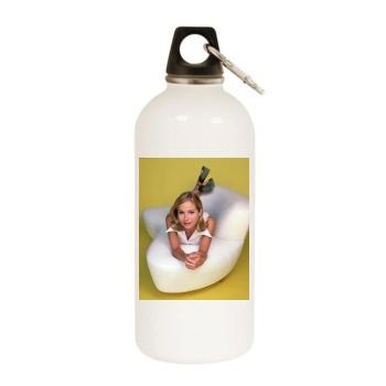 Christina Applegate White Water Bottle With Carabiner