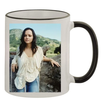 Christina Ricci 11oz Colored Rim & Handle Mug