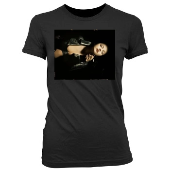 Christina Ricci Women's Junior Cut Crewneck T-Shirt