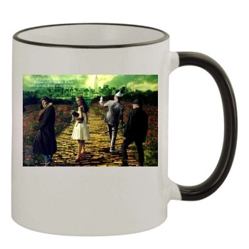 Keira Knightley 11oz Colored Rim & Handle Mug