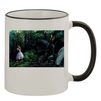 Keira Knightley 11oz Colored Rim & Handle Mug