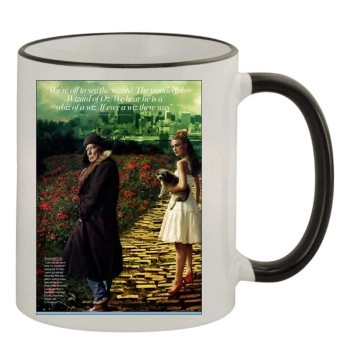 Keira Knightley 11oz Colored Rim & Handle Mug