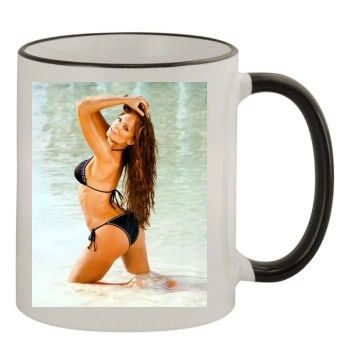 Christy Hemme 11oz Colored Rim & Handle Mug