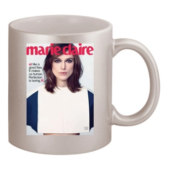 Keira Knightley 11oz Metallic Silver Mug