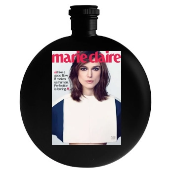 Keira Knightley Round Flask