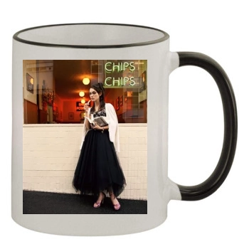 Keira Knightley 11oz Colored Rim & Handle Mug