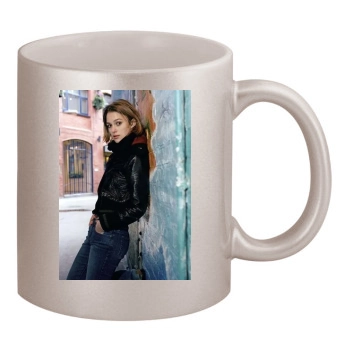 Keira Knightley 11oz Metallic Silver Mug