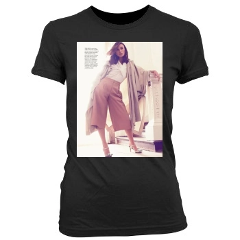 Keira Knightley Women's Junior Cut Crewneck T-Shirt