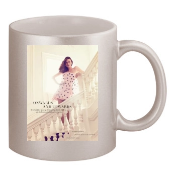 Keira Knightley 11oz Metallic Silver Mug