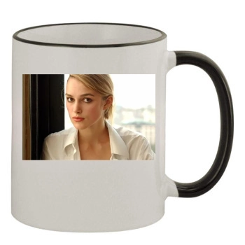 Keira Knightley 11oz Colored Rim & Handle Mug