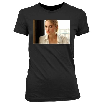 Keira Knightley Women's Junior Cut Crewneck T-Shirt