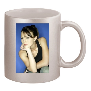 Keira Knightley 11oz Metallic Silver Mug