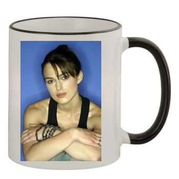 Keira Knightley 11oz Colored Rim & Handle Mug