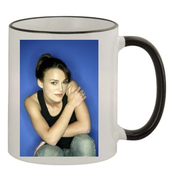 Keira Knightley 11oz Colored Rim & Handle Mug