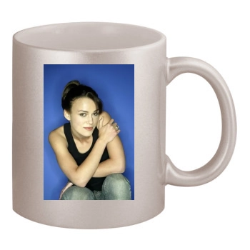 Keira Knightley 11oz Metallic Silver Mug