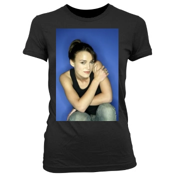 Keira Knightley Women's Junior Cut Crewneck T-Shirt