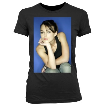 Keira Knightley Women's Junior Cut Crewneck T-Shirt