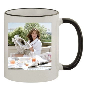 Keira Knightley 11oz Colored Rim & Handle Mug