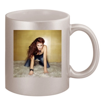 Chyler Leigh 11oz Metallic Silver Mug