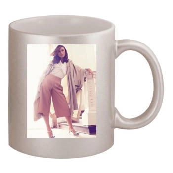 Keira Knightley 11oz Metallic Silver Mug