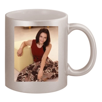 Chyler Leigh 11oz Metallic Silver Mug