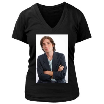 Cillian Murphy Women's Deep V-Neck TShirt