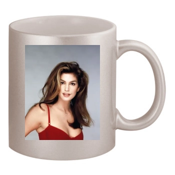 Cindy Crawford 11oz Metallic Silver Mug