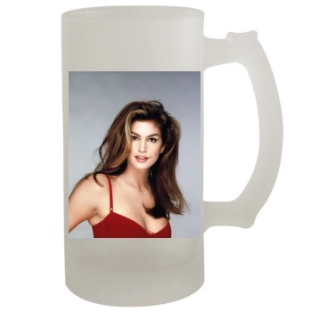 Cindy Crawford 16oz Frosted Beer Stein