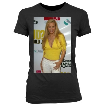 Cindy Margolis Women's Junior Cut Crewneck T-Shirt