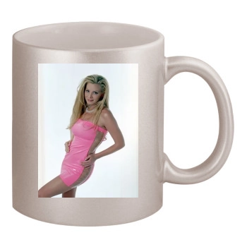 Cindy Margolis 11oz Metallic Silver Mug