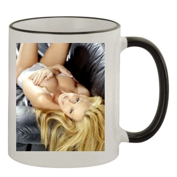 Cindy Margolis 11oz Colored Rim & Handle Mug