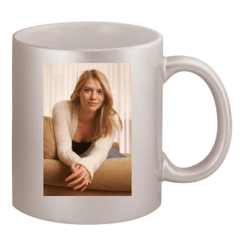 Claire Danes 11oz Metallic Silver Mug