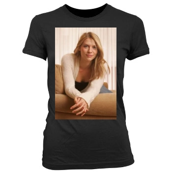 Claire Danes Women's Junior Cut Crewneck T-Shirt