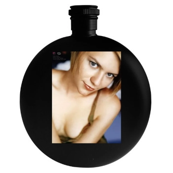 Claire Danes Round Flask